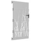 vidaXL Puerta de jardín acero corten diseño hierba 85x200 cm vidaXL Puerta de jardín acero corten diseño hierba 85x200 cm