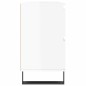 vidaXL Mueble de baño madera de ingeniería blanco brillo 80x33x60 cm vidaXL Mueble de baño madera de ingeniería blanco brillo 80x33x60 cm