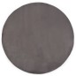 vidaXL Alfombra de pelo sintético de conejo gris oscuro 160 cm vidaXL Alfombra de pelo sintético de conejo gris oscuro 160 cm