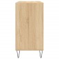 vidaXL Aparador de madera contrachapada roble Sonoma 103,5x35x70 cm