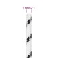 vidaXL Cuerda para barco trenzada poliéster blanco 4 mmx100 m vidaXL Cuerda para barco trenzada poliéster blanco 4 mmx100 m