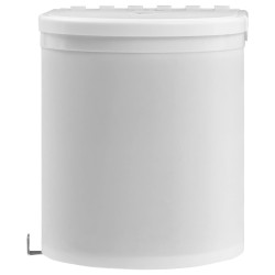 vidaXL Papelera de cocina empotrada plástico 8 L