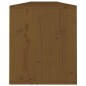 vidaXL Armario de pared 2 uds madera de pino marrón miel 100x30x35 cm vidaXL Armario de pared 2 uds madera de pino marrón miel 100x30x35 cm