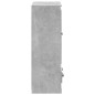vidaXL Aparador de madera contrachapada gris hormigón 60x35,5x103,5 cm vidaXL Aparador de madera contrachapada gris hormigón 60x35,5x103,5 cm