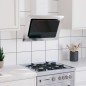 vidaXL Campana extractora acero inox y vidrio templado plateado 60 cm vidaXL Campana extractora acero inox y vidrio templado plateado 60 cm