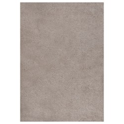 vidaXL Alfombra de pelo largo beige 140x200 cm