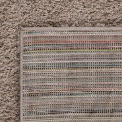 vidaXL Alfombra de pelo largo beige 140x200 cm