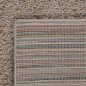 vidaXL Alfombra de pelo largo beige 140x200 cm