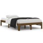 vidaXL Estructura de cama madera maciza pino marrón miel 120x200 cm