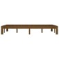 vidaXL Estructura de cama madera maciza pino marrón miel 120x200 cm