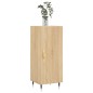 vidaXL Aparador madera contrachapada color roble Sonoma 34,5x34x90 cm vidaXL Aparador madera contrachapada color roble Sonoma 34,5x34x90 cm