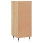 vidaXL Aparador madera contrachapada color roble Sonoma 34,5x34x90 cm vidaXL Aparador madera contrachapada color roble Sonoma 34,5x34x90 cm