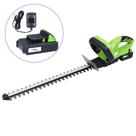 vidaXL Cortasetos inalámbrico con batería de ion-litio 20V 1500 mAh