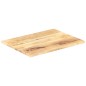 vidaXL Superficie de mesa madera maciza de mango 25-27 mm 90x70 cm vidaXL Superficie de mesa madera maciza de mango 25-27 mm 90x70 cm