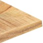 vidaXL Superficie de mesa madera maciza de mango 25-27 mm 90x70 cm vidaXL Superficie de mesa madera maciza de mango 25-27 mm 90x70 cm