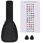 vidaXL Set de ukelele soprano con funda para niños azul bebé 21" vidaXL Set de ukelele soprano con funda para niños azul bebé 21"