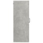 vidaXL Armario colgante de pared gris hormigón 69,5x34x90 cm