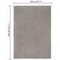 vidaXL Alfombra rectangular algodón gris 200x300 cm vidaXL Alfombra rectangular algodón gris 200x300 cm