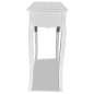 vidaXL Mesa consola de tocador blanco vidaXL Mesa consola de tocador blanco