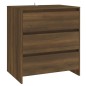 vidaXL Aparador de madera contrachapada marrón roble 70x41x75 cm vidaXL Aparador de madera contrachapada marrón roble 70x41x75 cm