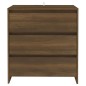 vidaXL Aparador de madera contrachapada marrón roble 70x41x75 cm vidaXL Aparador de madera contrachapada marrón roble 70x41x75 cm