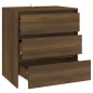vidaXL Aparador de madera contrachapada marrón roble 70x41x75 cm vidaXL Aparador de madera contrachapada marrón roble 70x41x75 cm