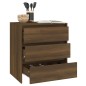 vidaXL Aparador de madera contrachapada marrón roble 70x41x75 cm vidaXL Aparador de madera contrachapada marrón roble 70x41x75 cm