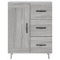 vidaXL Aparador de madera de ingeniería gris Sonoma 69,5x34x90 cm vidaXL Aparador de madera de ingeniería gris Sonoma 69,5x34x90 cm