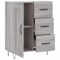 vidaXL Aparador de madera de ingeniería gris Sonoma 69,5x34x90 cm vidaXL Aparador de madera de ingeniería gris Sonoma 69,5x34x90 cm