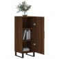 vidaXL Aparador madera de ingeniería marrón roble 34,5x34x90 cm vidaXL Aparador madera de ingeniería marrón roble 34,5x34x90 cm