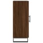 vidaXL Aparador madera de ingeniería marrón roble 34,5x34x90 cm vidaXL Aparador madera de ingeniería marrón roble 34,5x34x90 cm