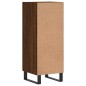 vidaXL Aparador madera de ingeniería marrón roble 34,5x34x90 cm vidaXL Aparador madera de ingeniería marrón roble 34,5x34x90 cm