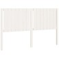vidaXL Cabecero de cama madera maciza de pino blanco 165,5x4x100 cm vidaXL Cabecero de cama madera maciza de pino blanco 165,5x4x100 cm