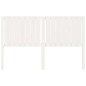 vidaXL Cabecero de cama madera maciza de pino blanco 165,5x4x100 cm vidaXL Cabecero de cama madera maciza de pino blanco 165,5x4x100 cm