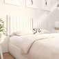 vidaXL Cabecero de cama madera maciza de pino blanco 165,5x4x100 cm vidaXL Cabecero de cama madera maciza de pino blanco 165,5x4x100 cm
