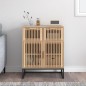 vidaXL Aparador de madera contrachapada 60x30x75 cm vidaXL Aparador de madera contrachapada 60x30x75 cm
