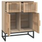 vidaXL Aparador de madera contrachapada 60x30x75 cm vidaXL Aparador de madera contrachapada 60x30x75 cm