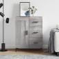 vidaXL Aparador de madera de ingeniería gris Sonoma 69,5x34x90 cm vidaXL Aparador de madera de ingeniería gris Sonoma 69,5x34x90 cm