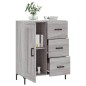 vidaXL Aparador de madera de ingeniería gris Sonoma 69,5x34x90 cm vidaXL Aparador de madera de ingeniería gris Sonoma 69,5x34x90 cm