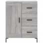 vidaXL Aparador de madera de ingeniería gris Sonoma 69,5x34x90 cm vidaXL Aparador de madera de ingeniería gris Sonoma 69,5x34x90 cm