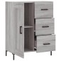 vidaXL Aparador de madera de ingeniería gris Sonoma 69,5x34x90 cm vidaXL Aparador de madera de ingeniería gris Sonoma 69,5x34x90 cm