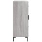 vidaXL Aparador de madera de ingeniería gris Sonoma 69,5x34x90 cm vidaXL Aparador de madera de ingeniería gris Sonoma 69,5x34x90 cm