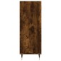 vidaXL Aparador de madera de ingeniería roble ahumado 34,5x32,5x90 cm vidaXL Aparador de madera de ingeniería roble ahumado 34,5x32,5x90 cm