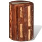 vidaXL Taburete de madera maciza reciclada vidaXL Taburete de madera maciza reciclada