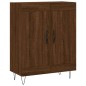 vidaXL Aparador de madera de ingeniería marrón roble 69,5x34x90 cm vidaXL Aparador de madera de ingeniería marrón roble 69,5x34x90 cm