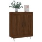 vidaXL Aparador de madera de ingeniería marrón roble 69,5x34x90 cm vidaXL Aparador de madera de ingeniería marrón roble 69,5x34x90 cm