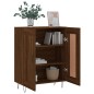 vidaXL Aparador de madera de ingeniería marrón roble 69,5x34x90 cm vidaXL Aparador de madera de ingeniería marrón roble 69,5x34x90 cm
