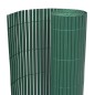 vidaXL Valla de jardín de doble cara PVC verde 90x500 cm vidaXL Valla de jardín de doble cara PVC verde 90x500 cm