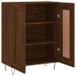 vidaXL Aparador de madera de ingeniería marrón roble 69,5x34x90 cm vidaXL Aparador de madera de ingeniería marrón roble 69,5x34x90 cm