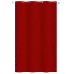 vidaXL Toldo para balcón de tela oxford rojo 140x240 cm